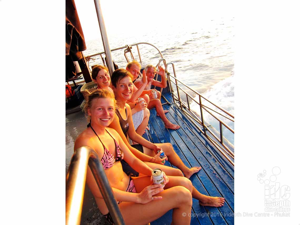 Phuket Boat Diving is a great way to the dive sites