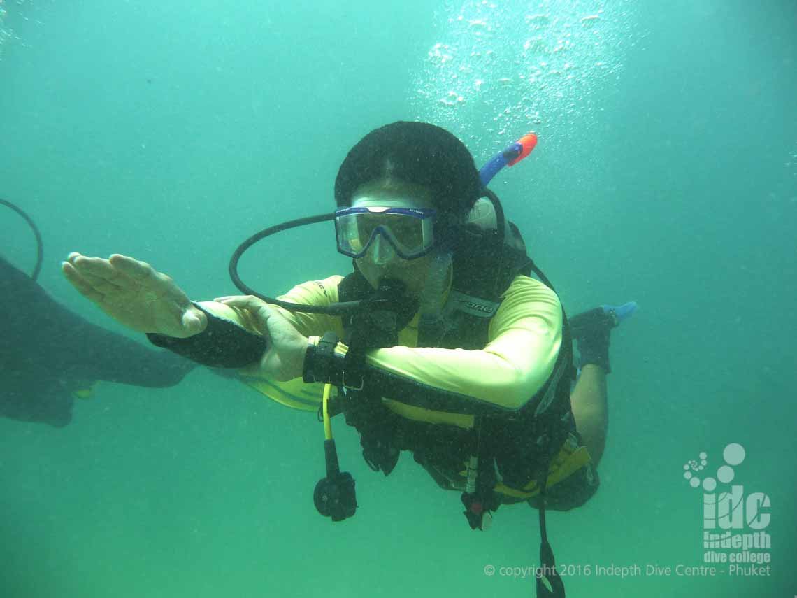 One option us to use a wrist-mounted compass for your PADI Underwater Navigation Course