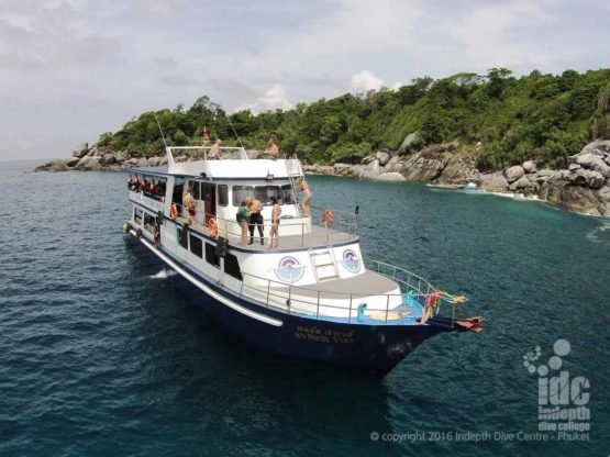 Indepth Dive Centre Boat 7 perfect for a Phuket Scuba Diving Trip