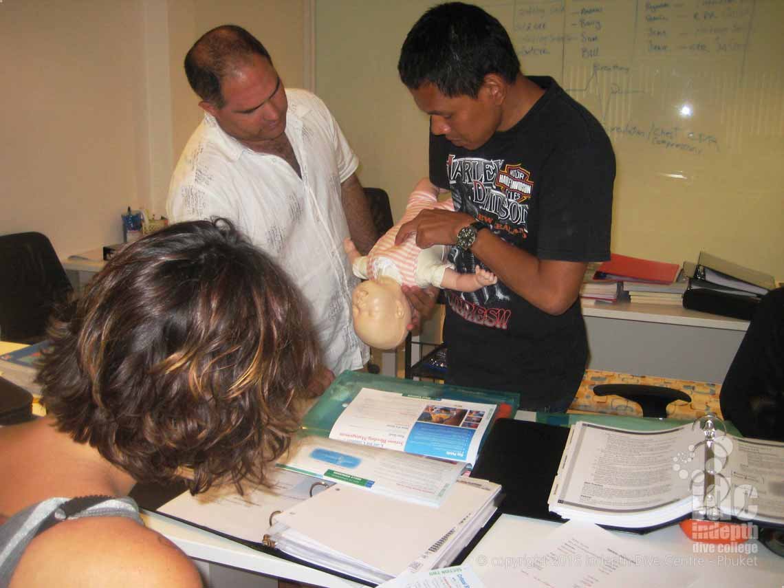 Join us for The Emergency First Response Child & Baby CPR / First Aid Course: EFR Care for Children with Indepth Phuket Thailand