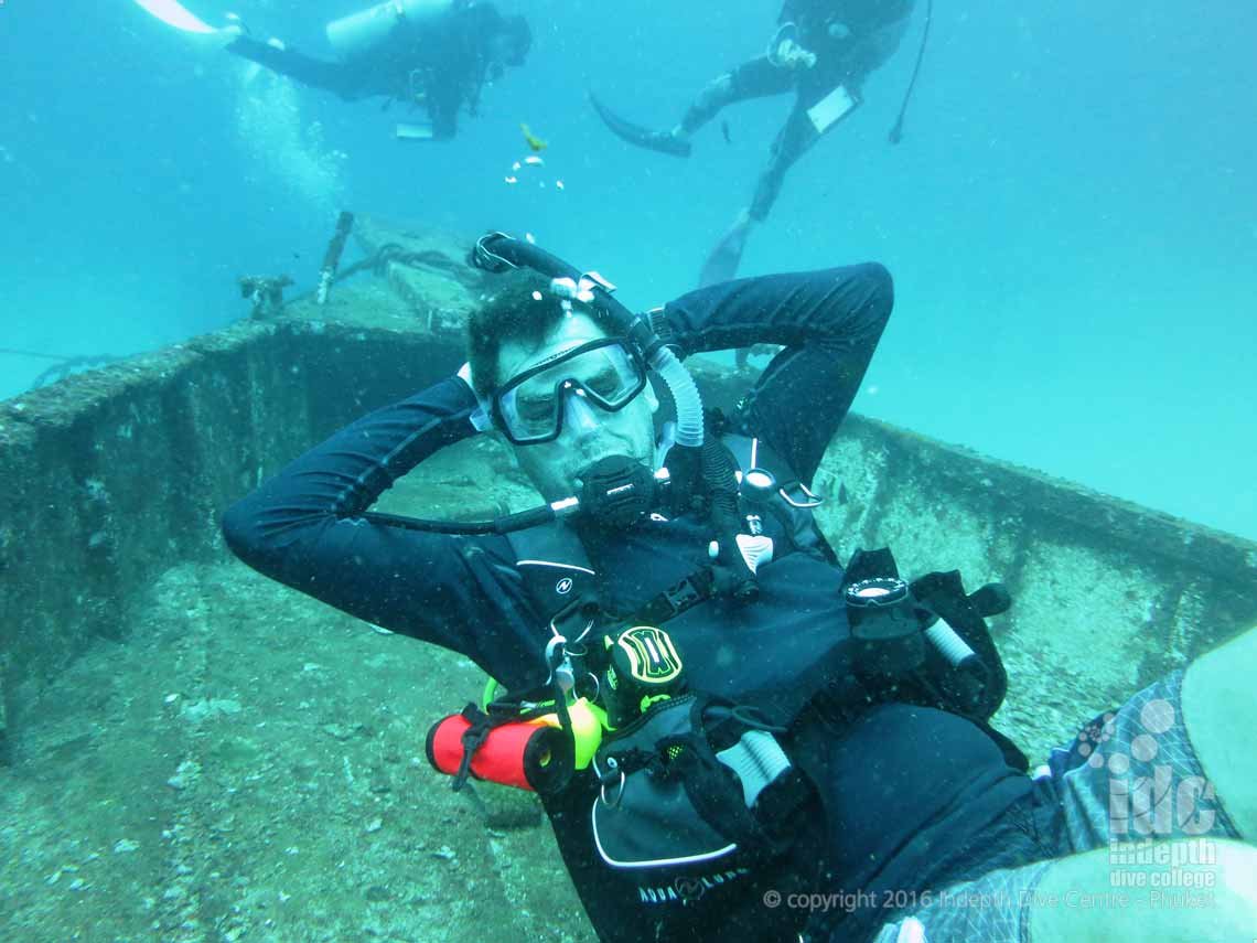 Join us on Phuket for a PADI Wreck Diver Specialty course diving the King Cruiser