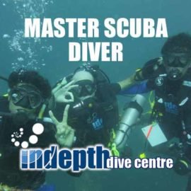 Poseidon Rebreather divers completing their PADI Master Scuba Diver on Phuket