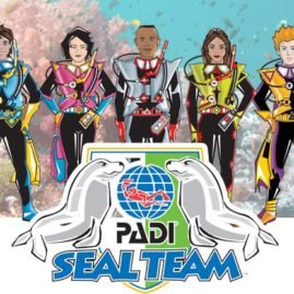 PADI Seal Team is the perfect to let your kids and children scuba dive on holiday on Phuket Thailand