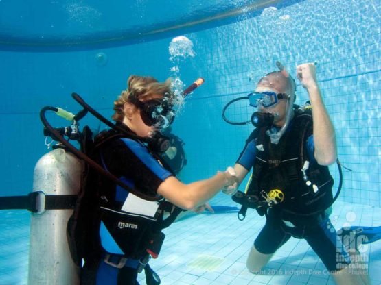 You can try scuba diving in a pool or the sea with Indepth on Phuket