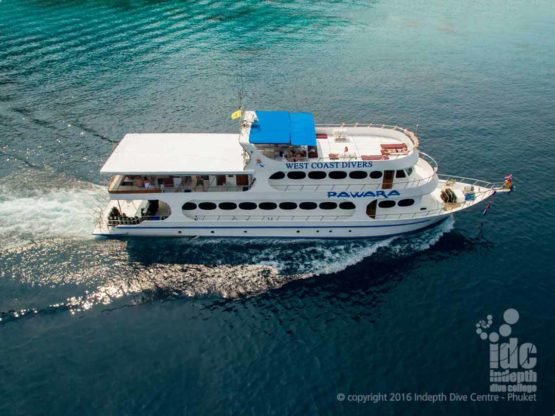 Pawara Liveaboard crusing to The Similan and Surin Islands