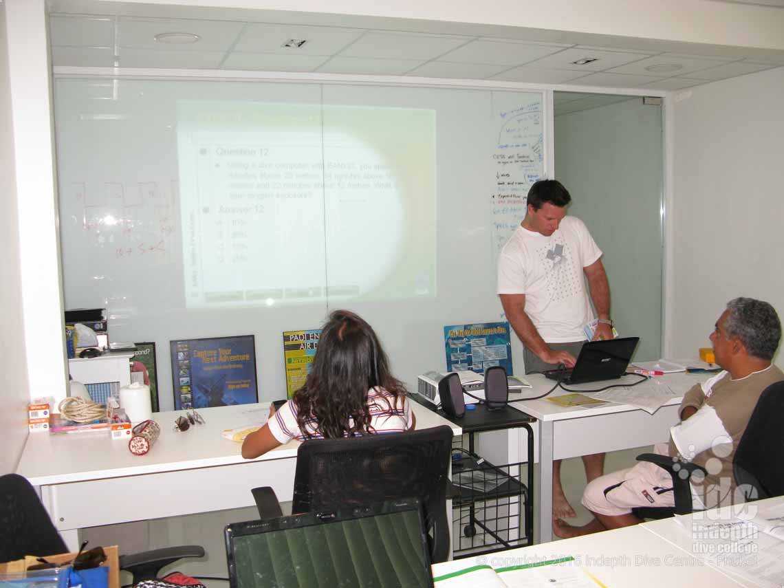 PADI Assistant Instructor Course classroom teaching presentations are always fun