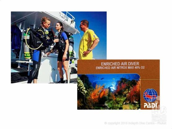 Become the proud owner of a PADI Nitrox Diver Certification Card