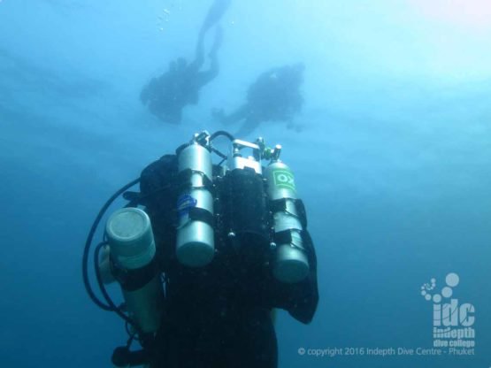 Phuket Scuba Diving on a Poseidon Rebreather with Chris Owen and Indepth Dive Centre PADI 5* IDC & TecRec Centre