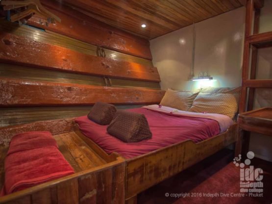 Master Bedroom aboard The Junk in the Surin Islands