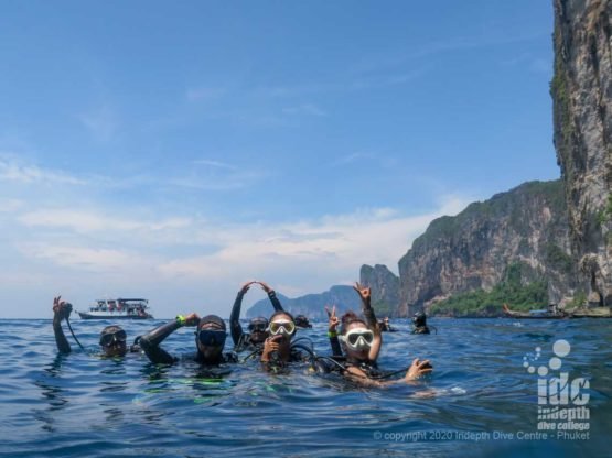 Turtle Rock dive site AKA Maya Wall North - Phi Phi Islands Dive SItes