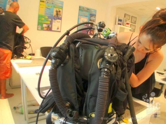 Poseidon MKVI Rebreather ready to dive