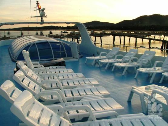 Sunlounge on a Richelieu Rock Surin Islands Liveaboard