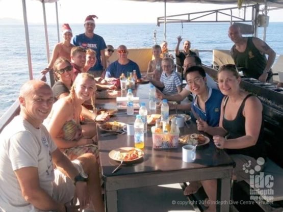 Breakfast on MV Oktavia Liveaboard Trip to The Similans