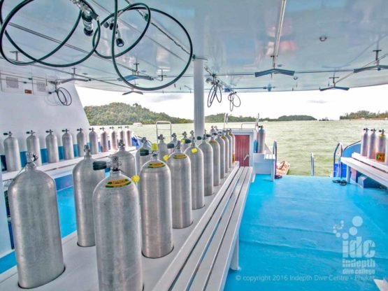 Budget Liveaboards Thailand dive deck