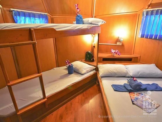 Master Cabin a Budget Liveaboards Thailand Trip