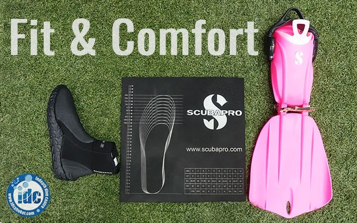 Fit and Comfort when choosing fins